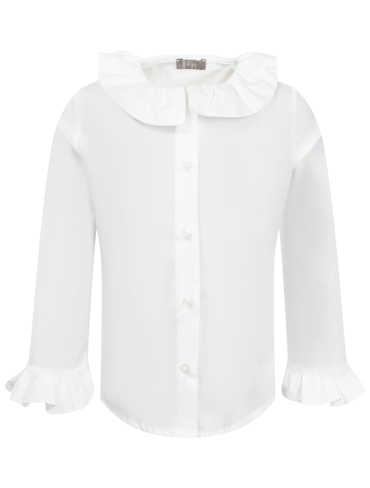 Блуза Il Gufo 2464729, цвет белый, размер 2 1034509186148 - фото 1