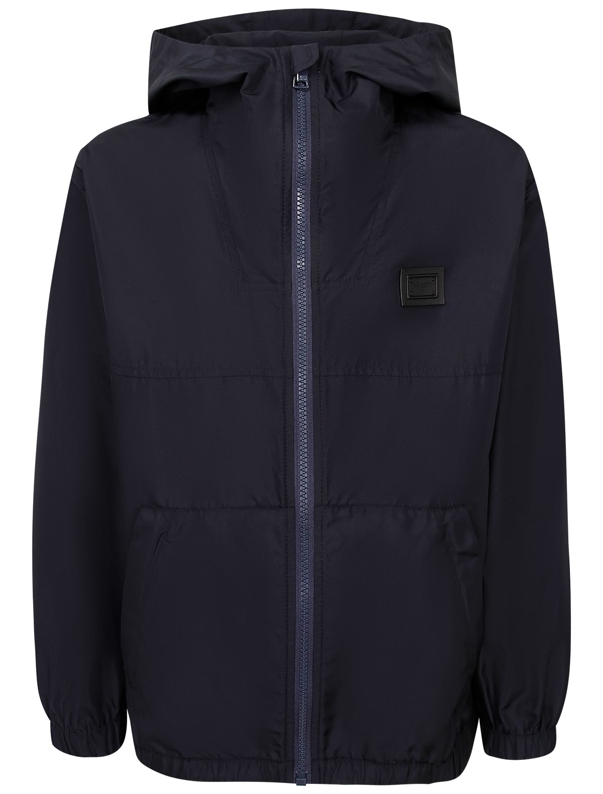 Синяя ветровка из нейлона