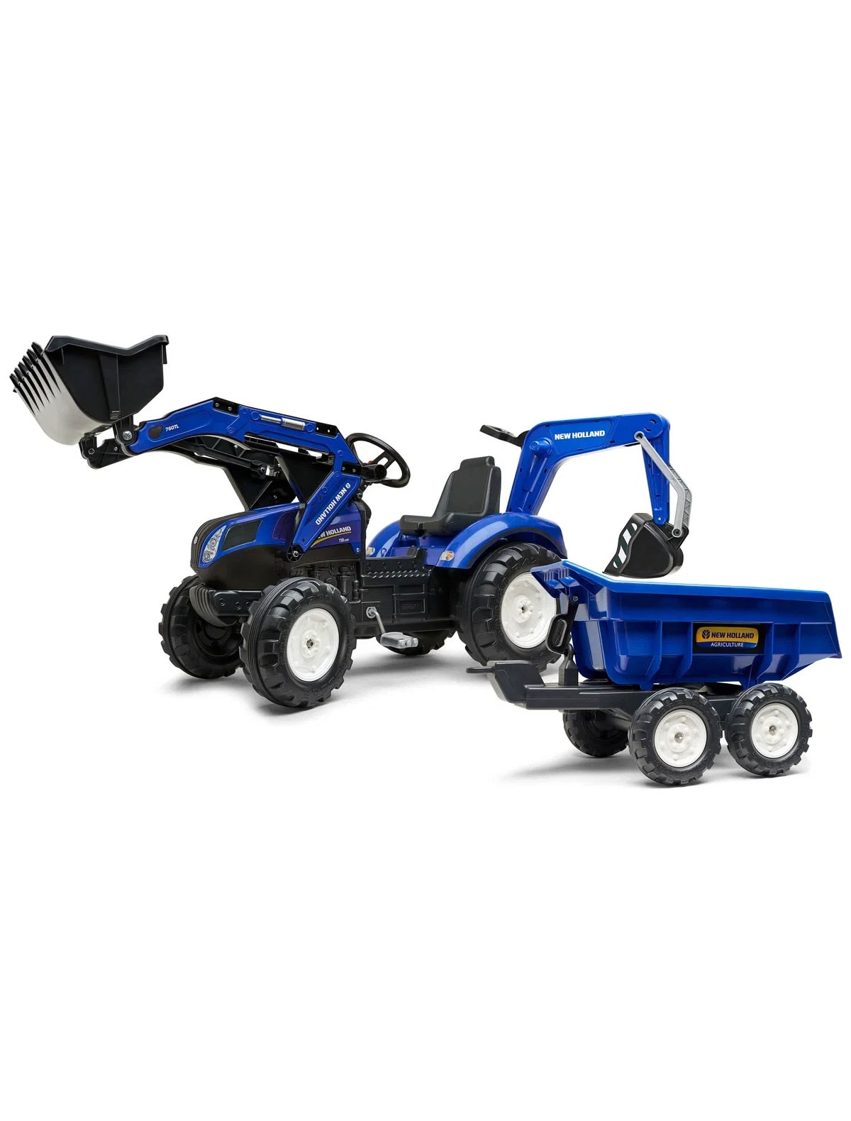 Фронтальный погрузчик-экскаватор