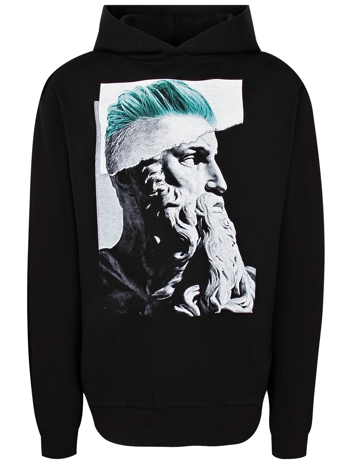 Худи со стилизованным принтом