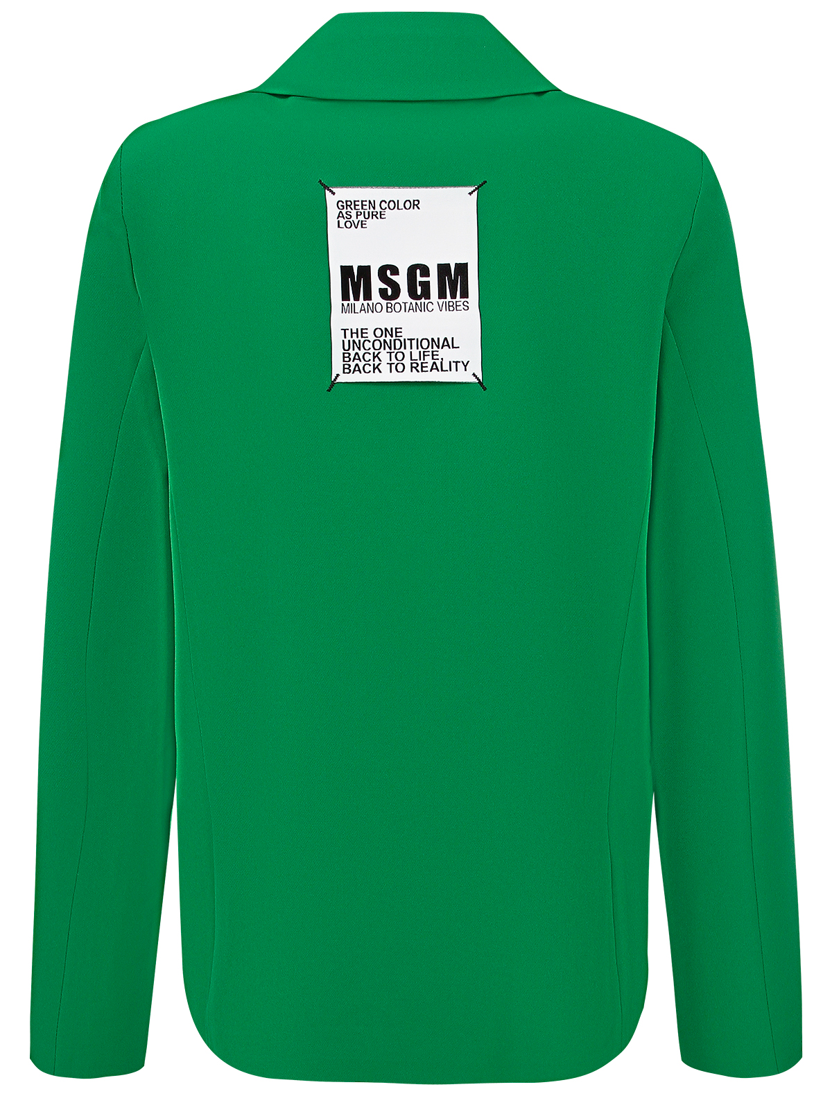 Пиджак MSGM 2467488, цвет зеленый, размер 11 1334509280298 - фото 3