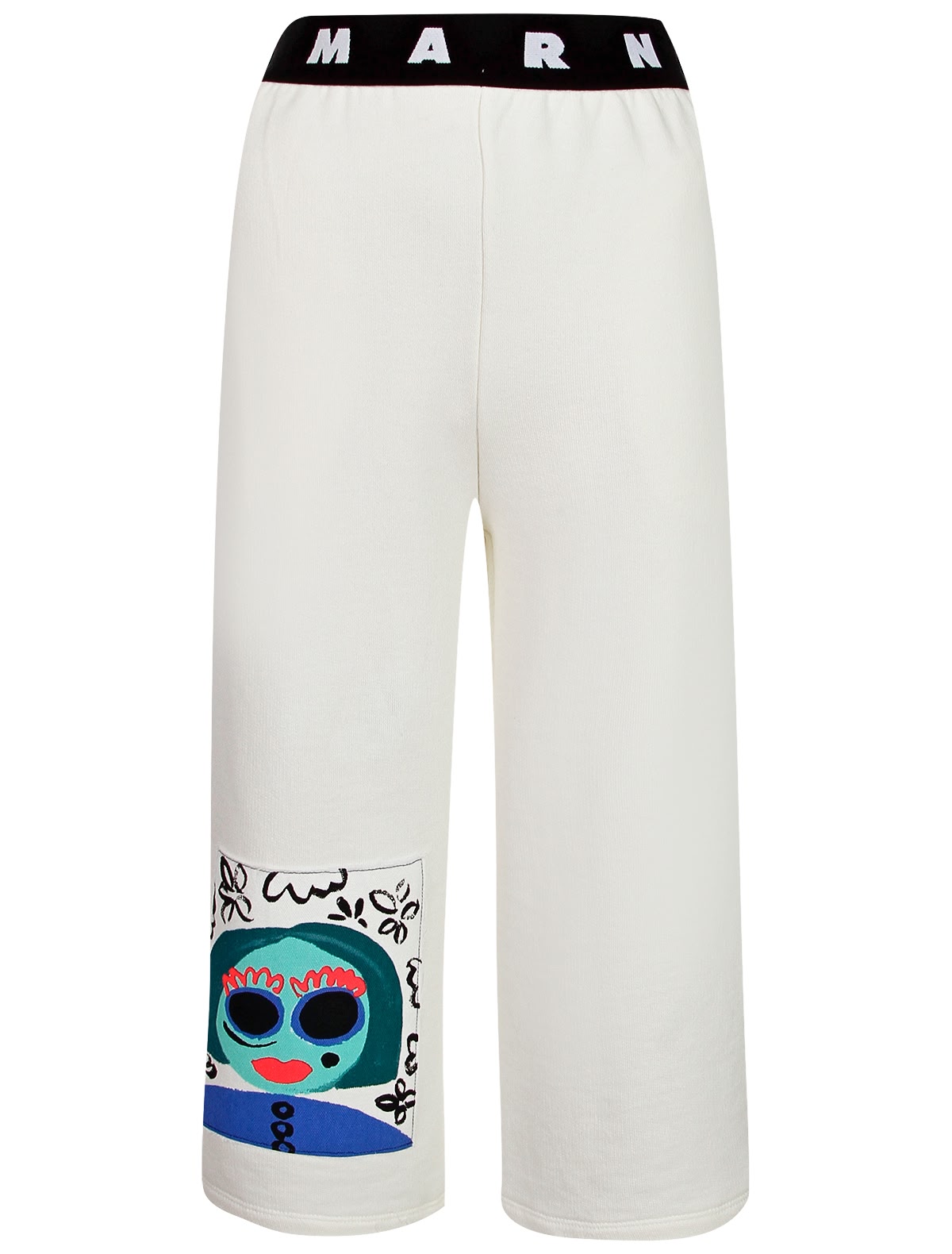 Брюки-кюлоты с принтом