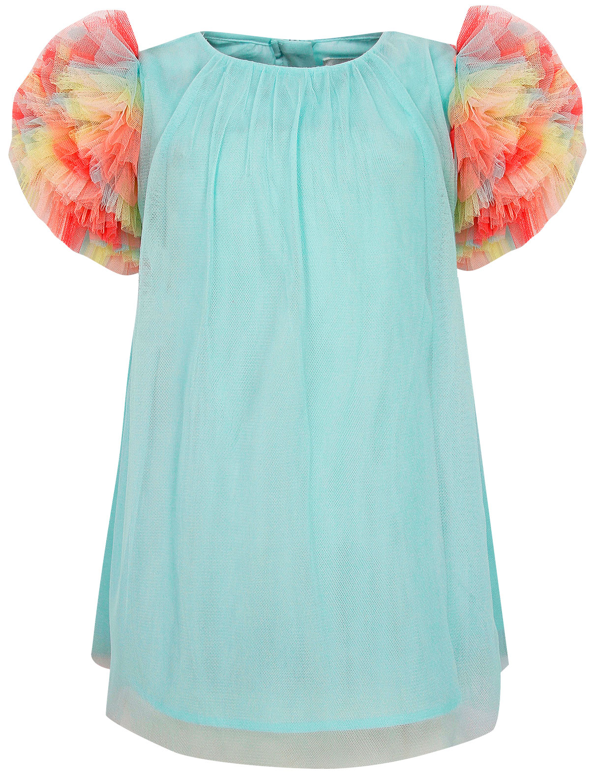 Платье с пышными рукавами