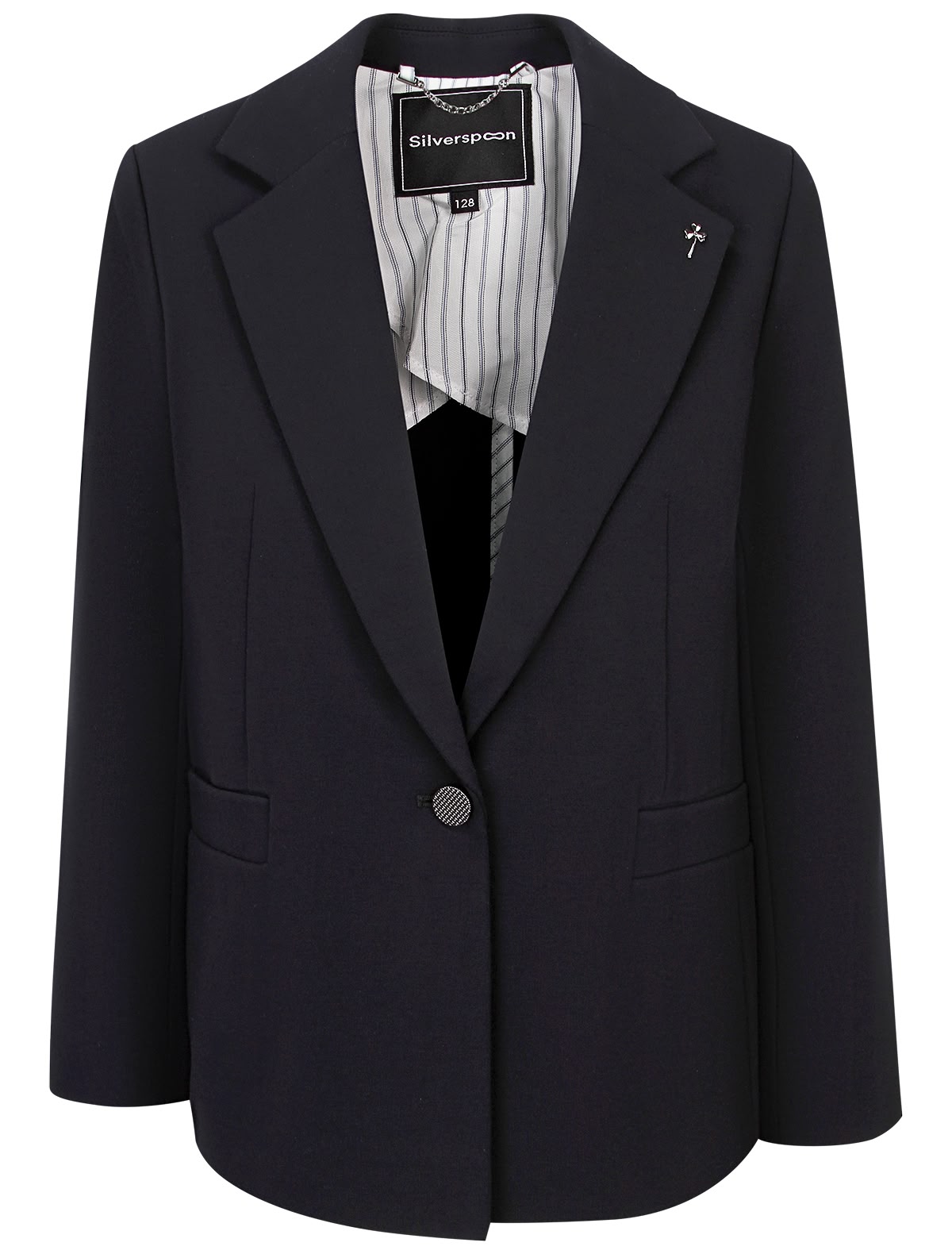 Тёмно-синий жакет