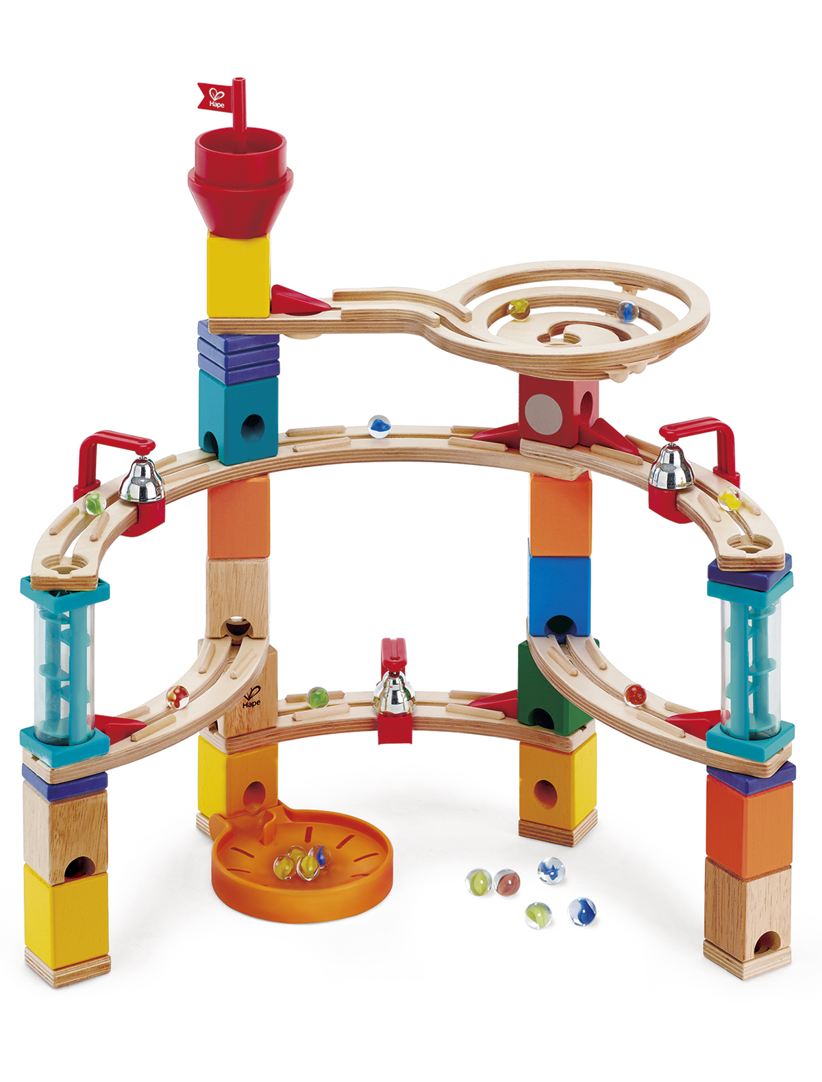 Конструктор Hape деревянная игрушка hape конструктор лабиринт замок с шариками и колокольчиками