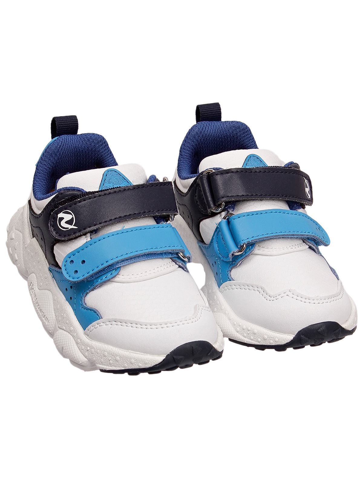 Кроссовки на липучке из комбинированных материалов