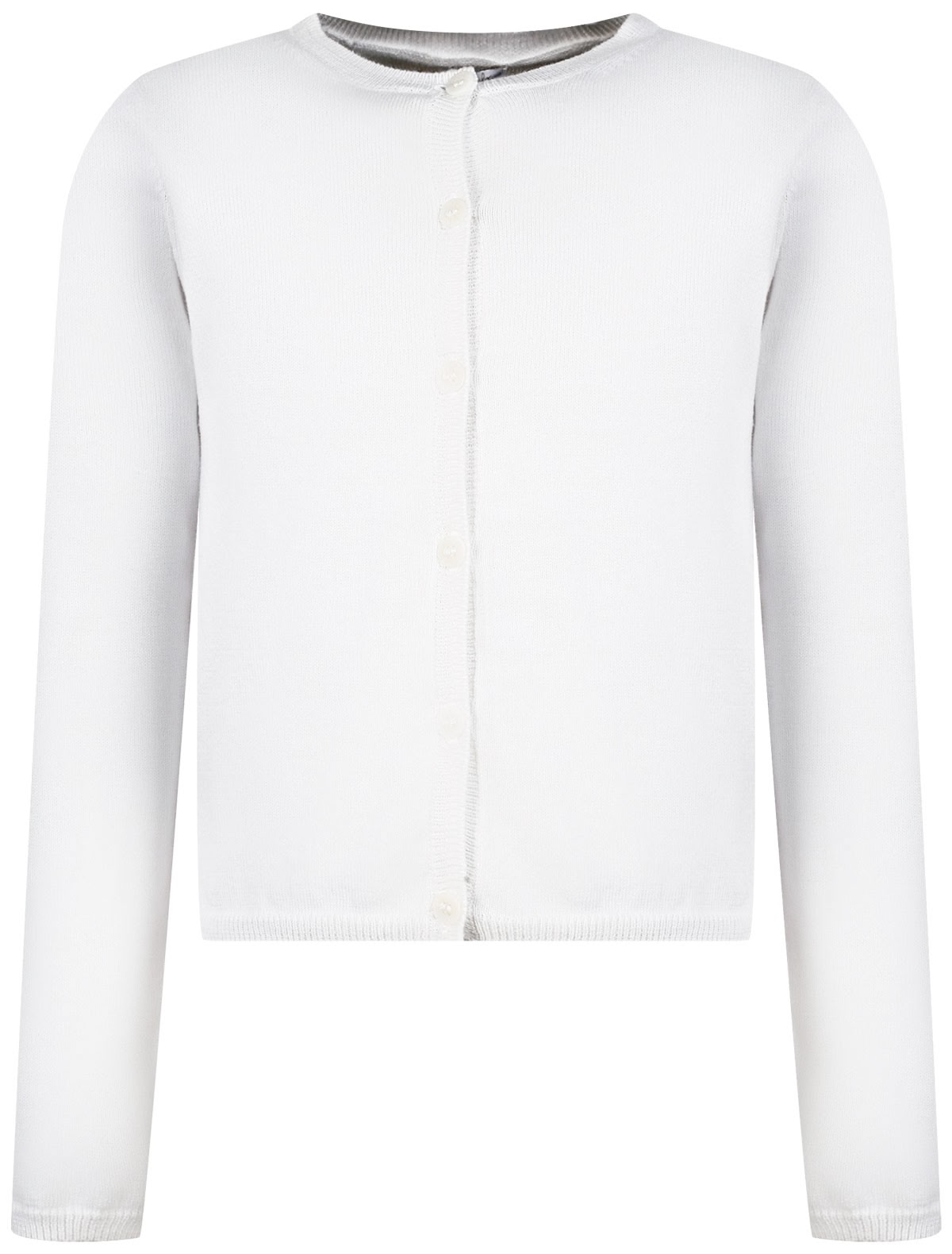 Белый хлопковый кардиган