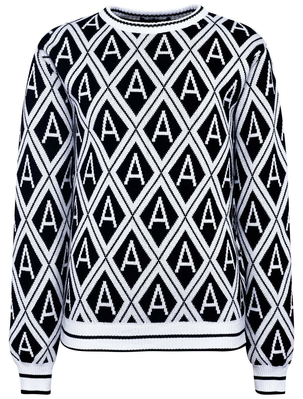 Джемпер в ромб