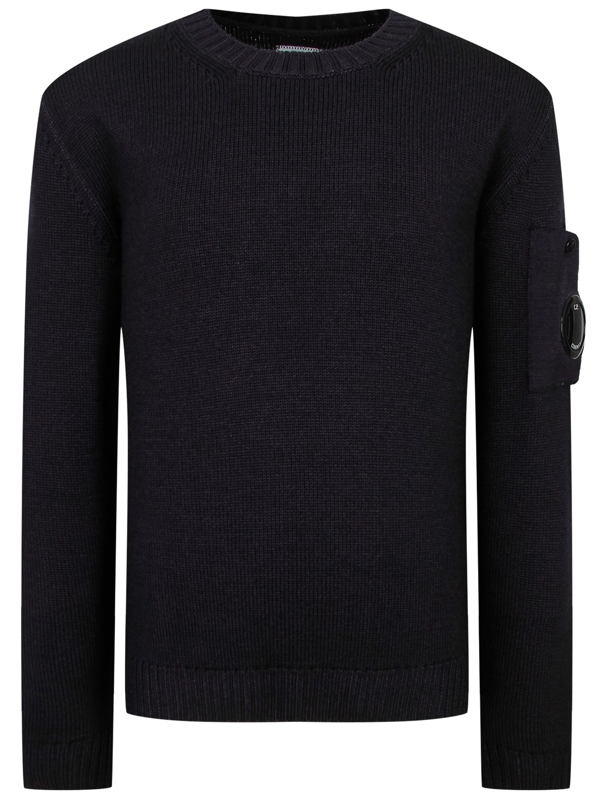 тёмно-синий Джемпер из шерсти