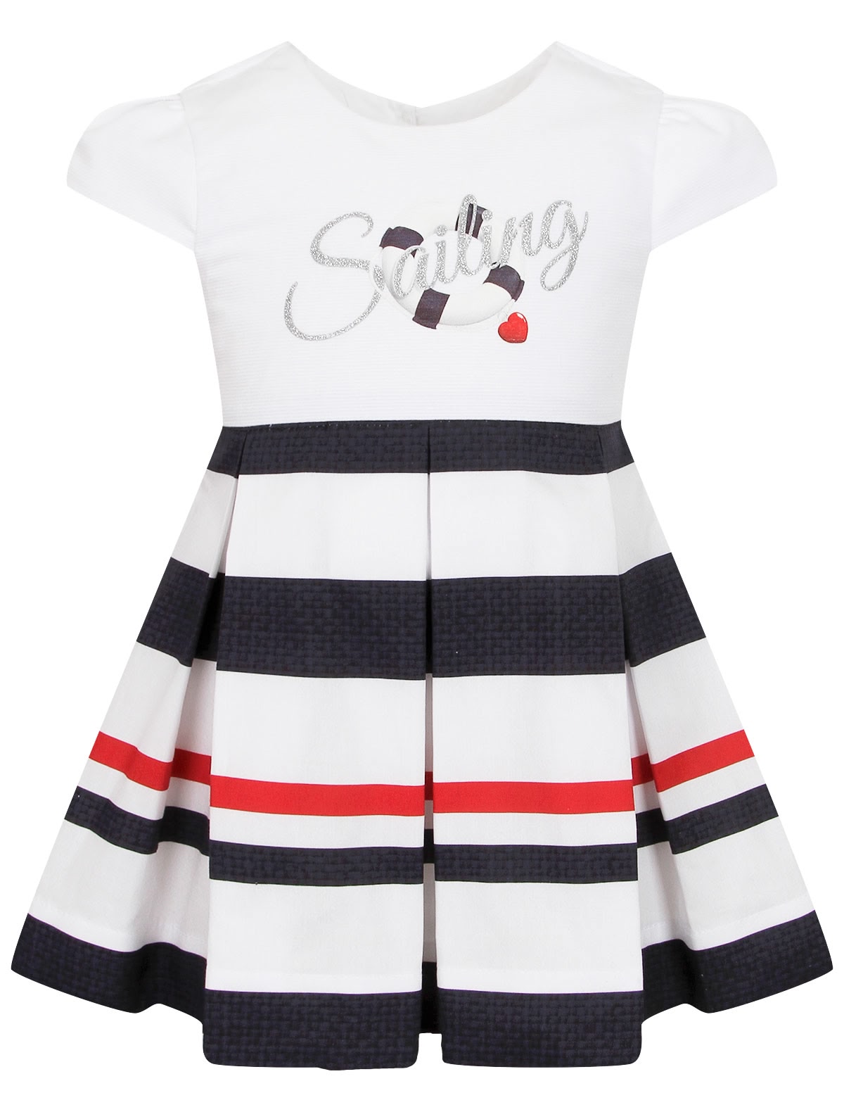 Платье в морском стиле