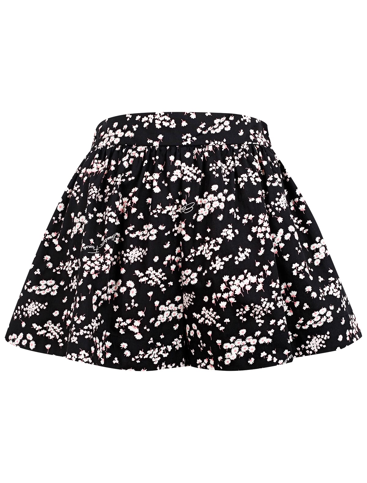 Хлопковые шорты с цветочным принтом