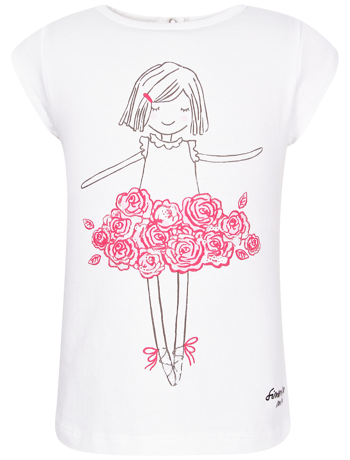 Топ с графичным принтом