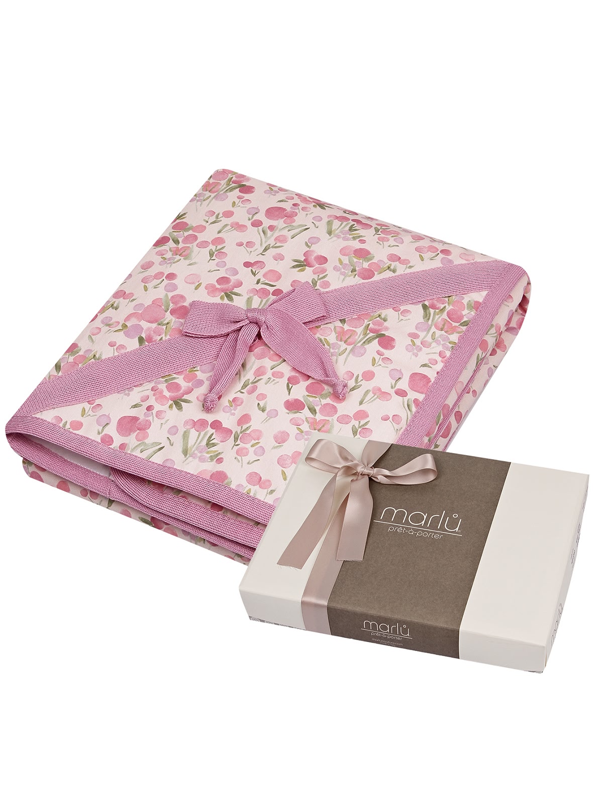 Одеяло с цветочным принтом