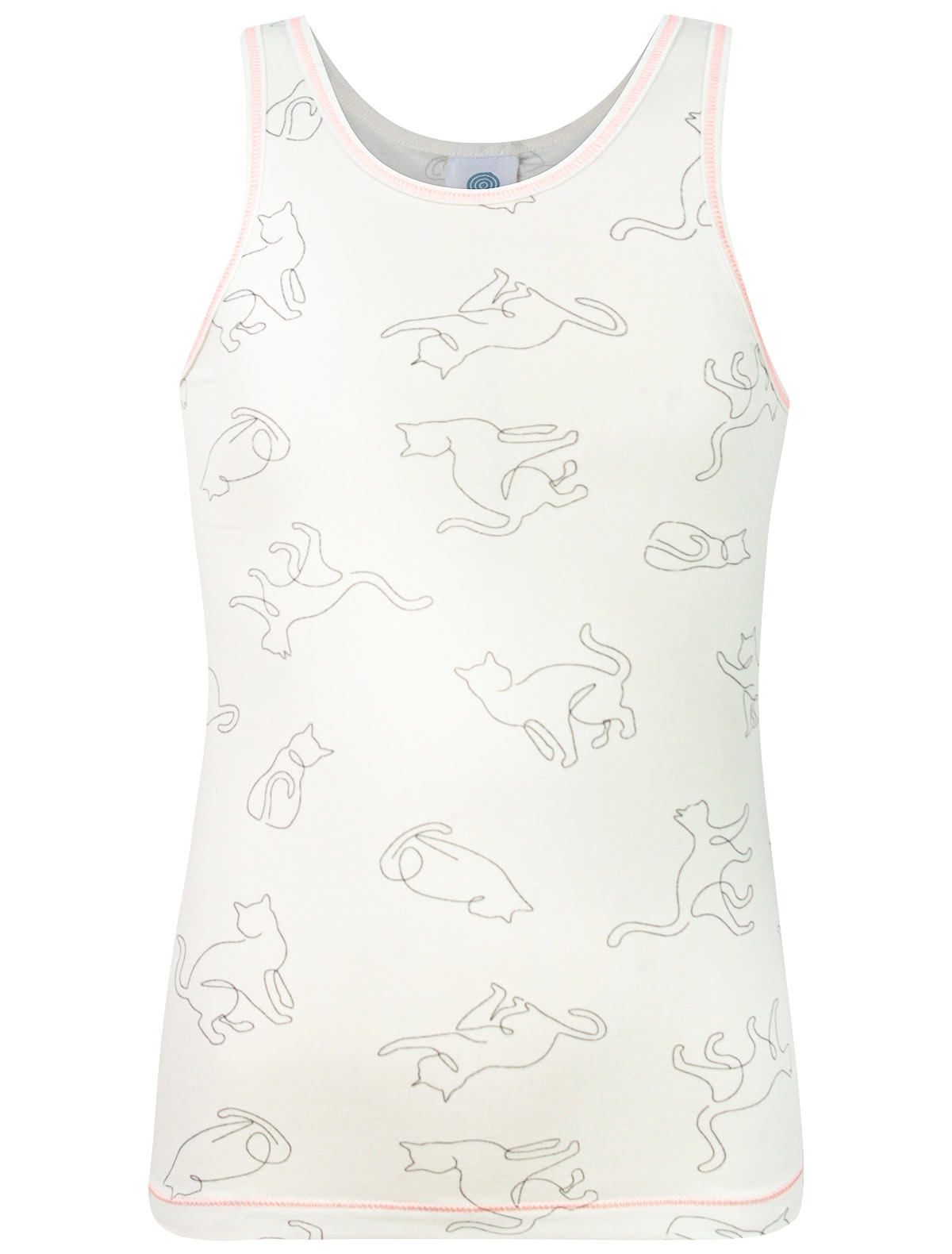 Майка с принтом кошки