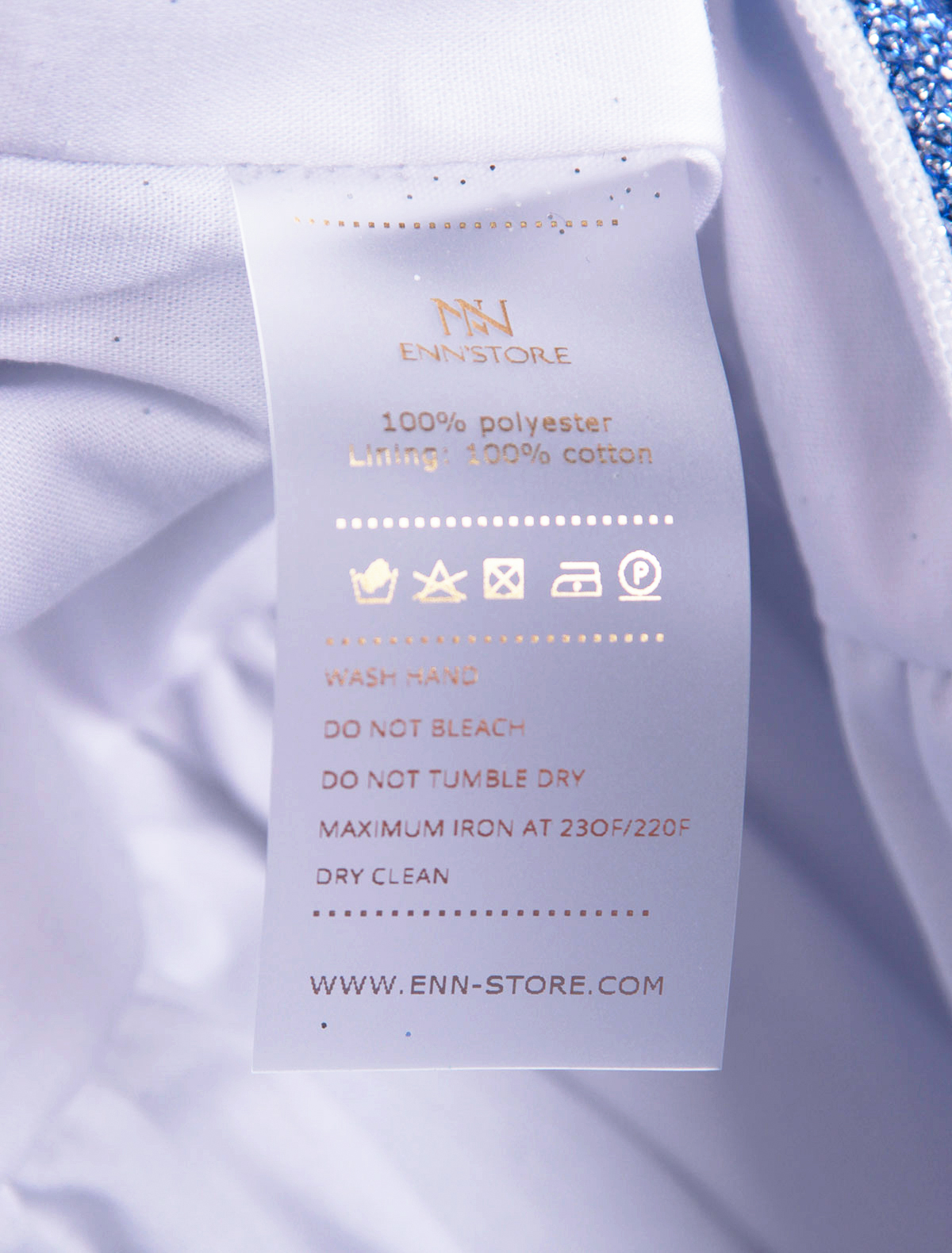 Платье ENN`STORE 2272235, цвет синий, размер 2 1054500080511 - фото 4