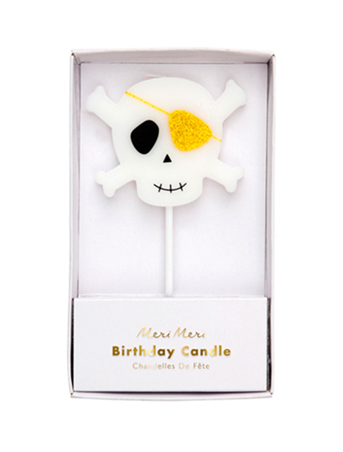 Свеча большая Череп и кости