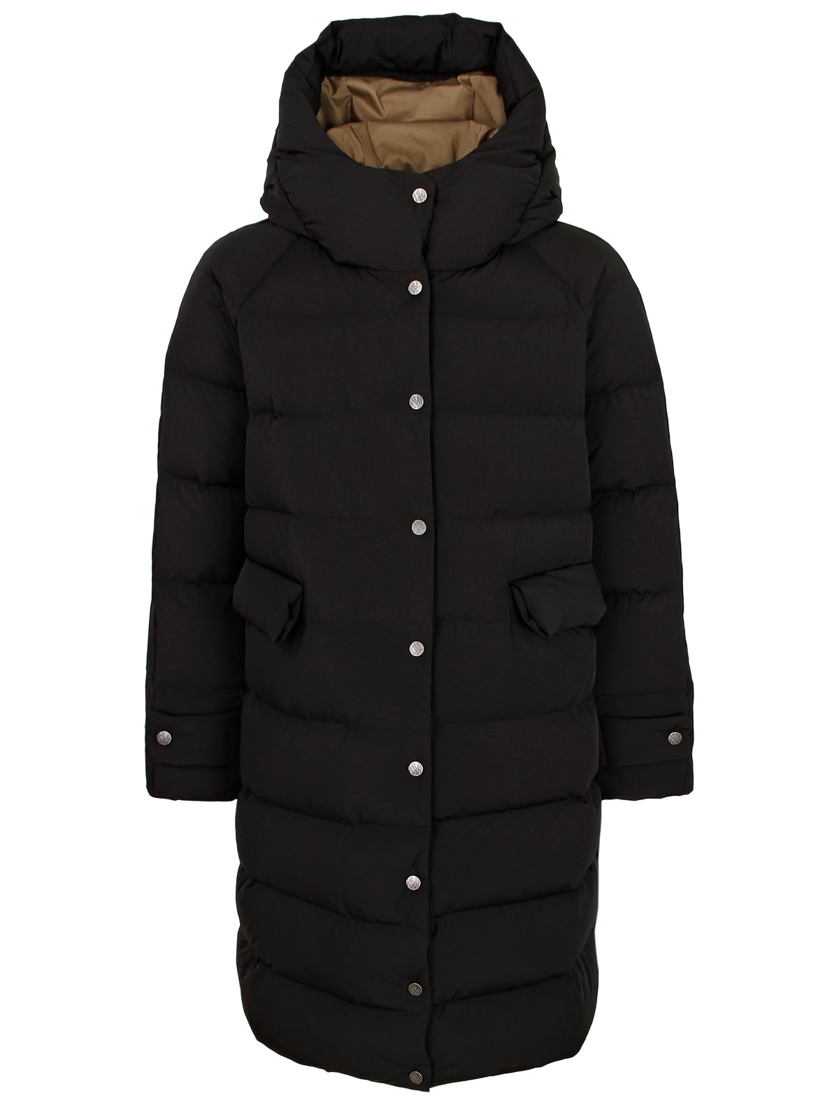 Чёрный пуховик