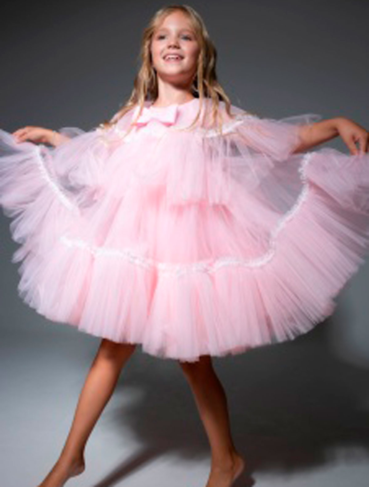 Платье SASHA KIM 2312243, цвет розовый, размер 2 1054609178829 - фото 2