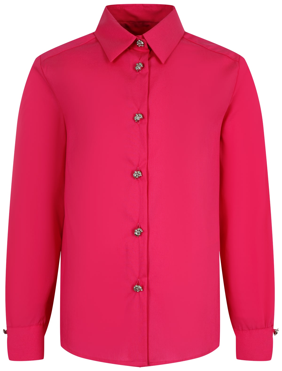 Неоново-розовая блуза