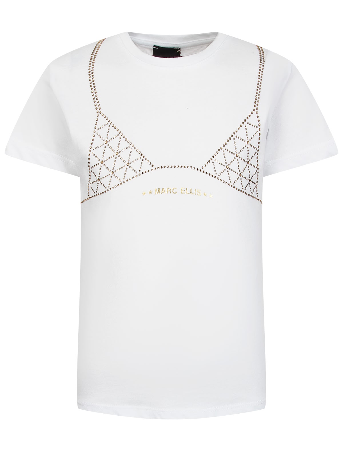 Футболка с узором из страз