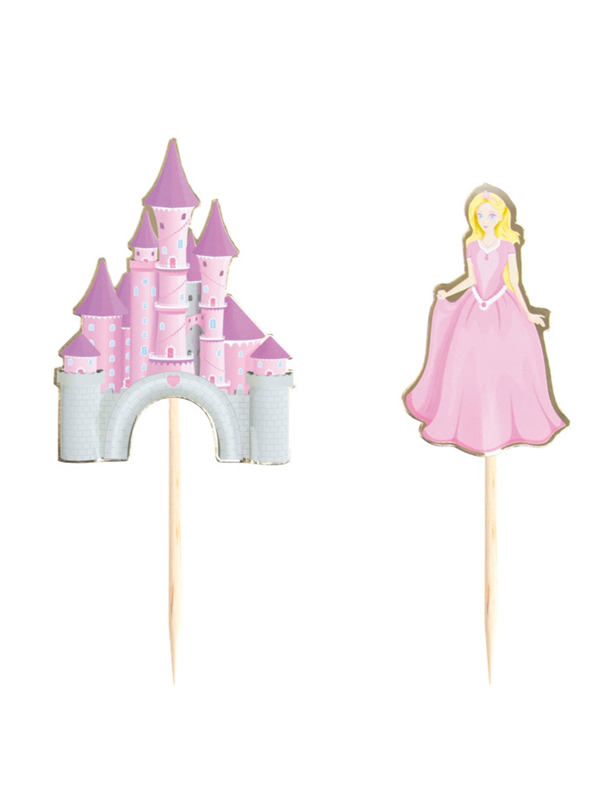 Набор декоративных шпажек -Принцесса, 10 шт