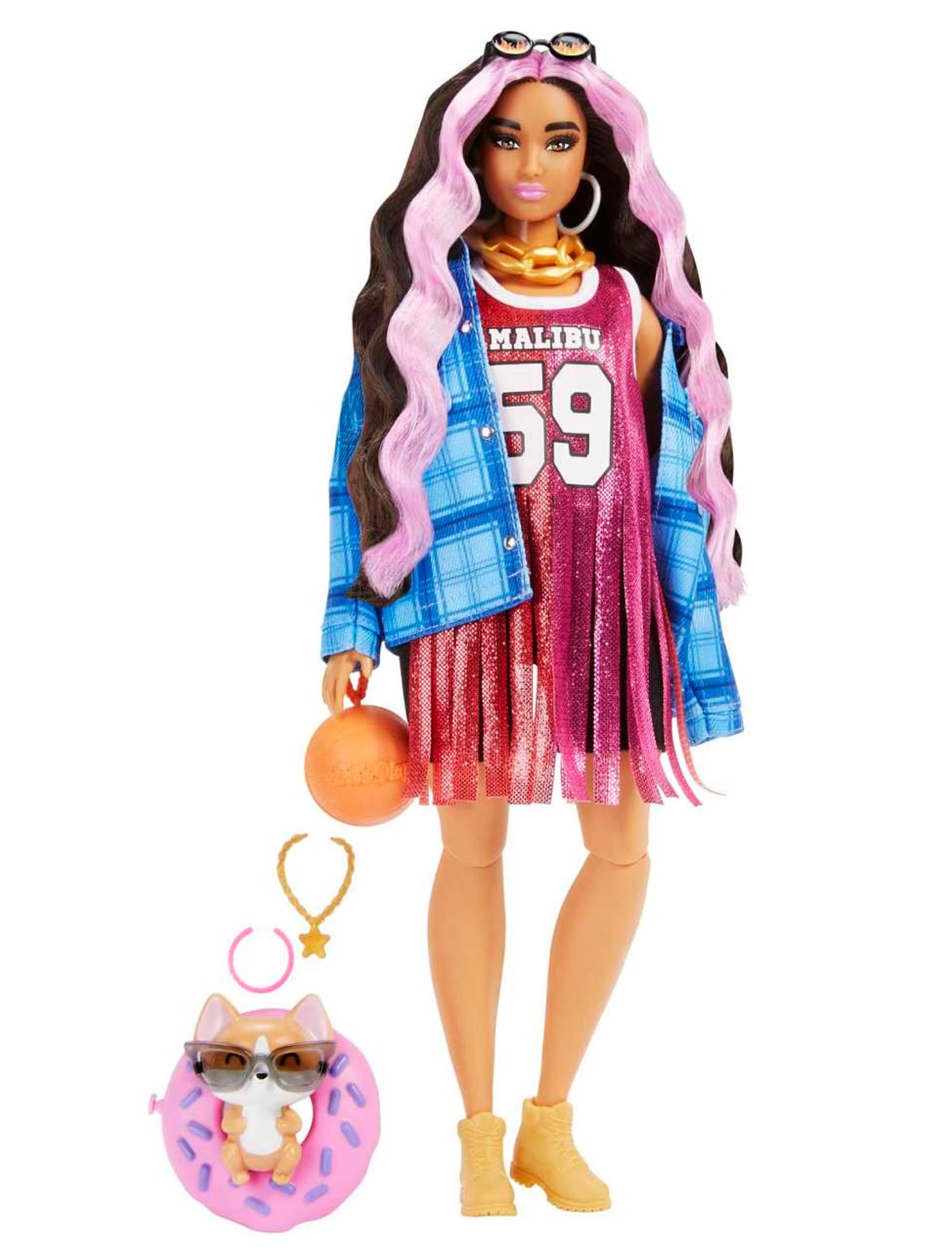 Кукла Barbie в платье Экстра