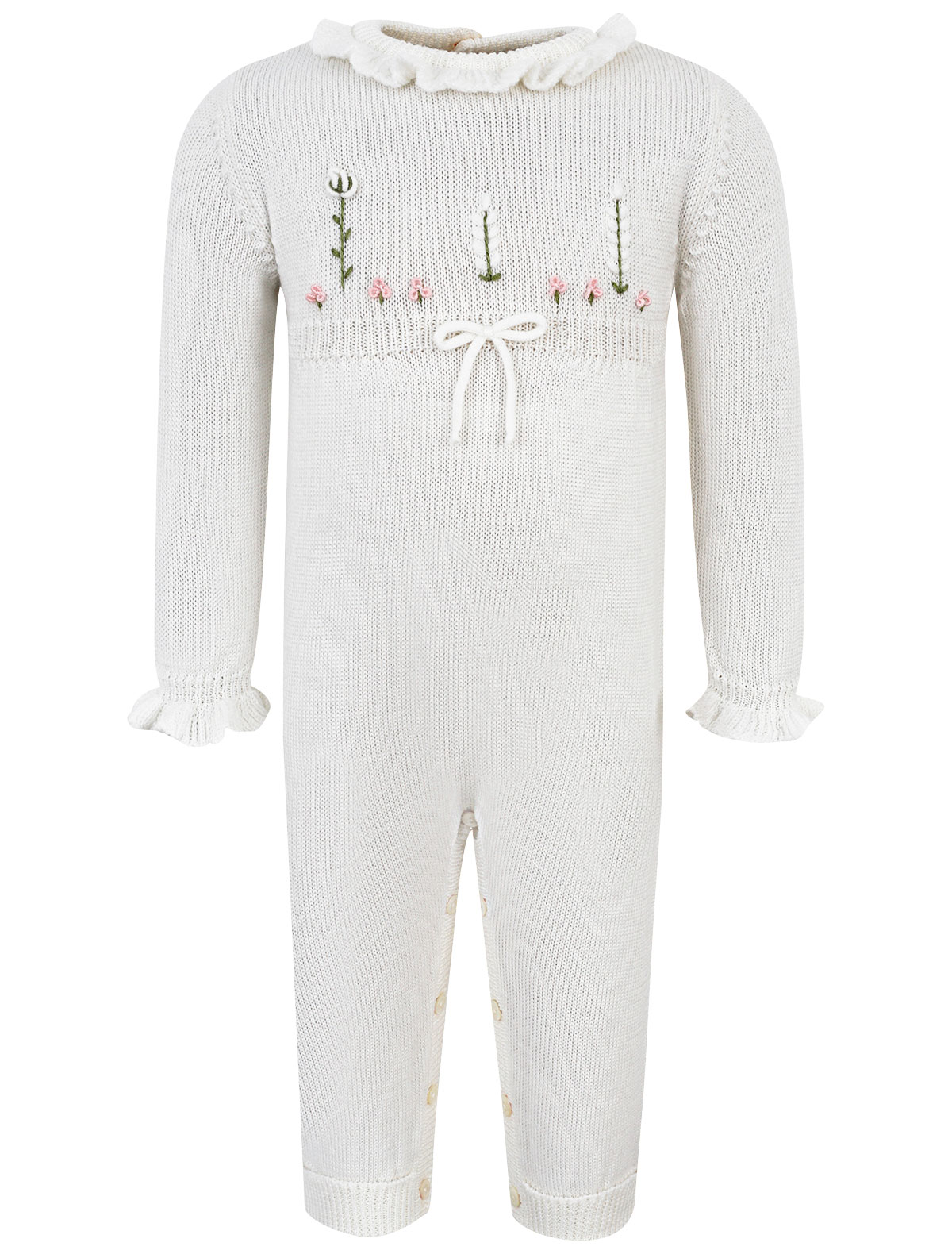 Кремовый комбинезон из шерсти