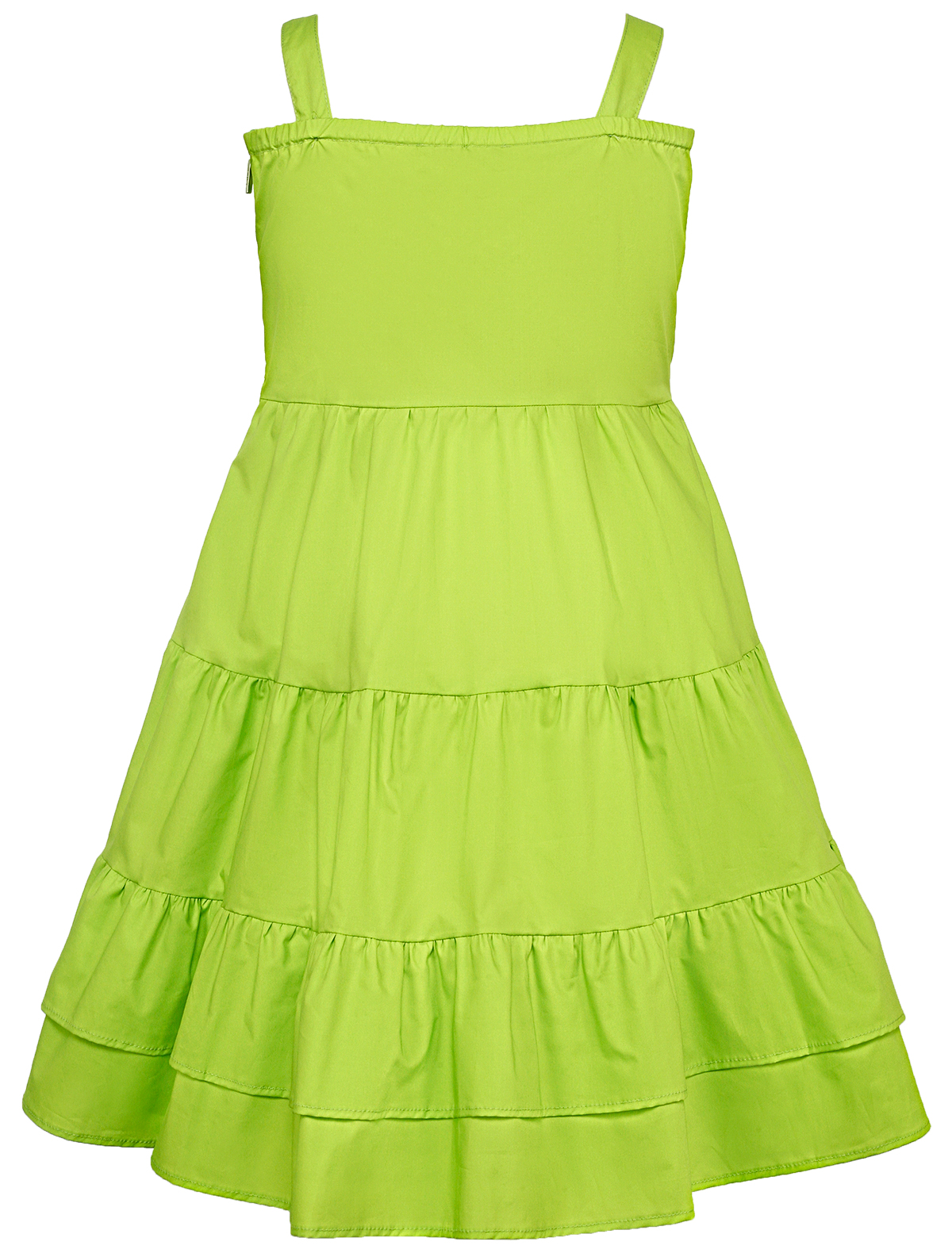 Платье MSGM 2535764, цвет зеленый, размер 7 1054509377230 - фото 4