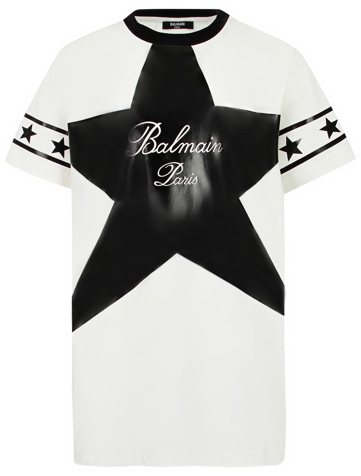 Платье-футболка с принтом звезда