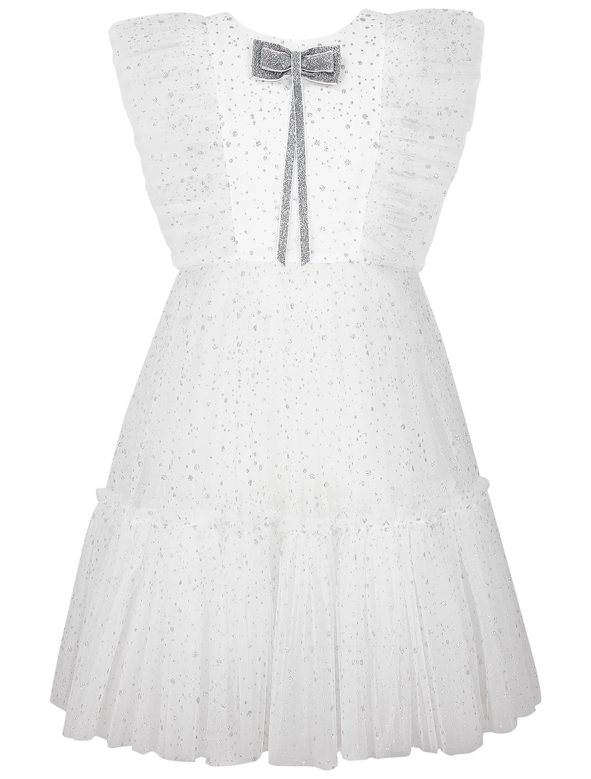 Воздушное белое платье