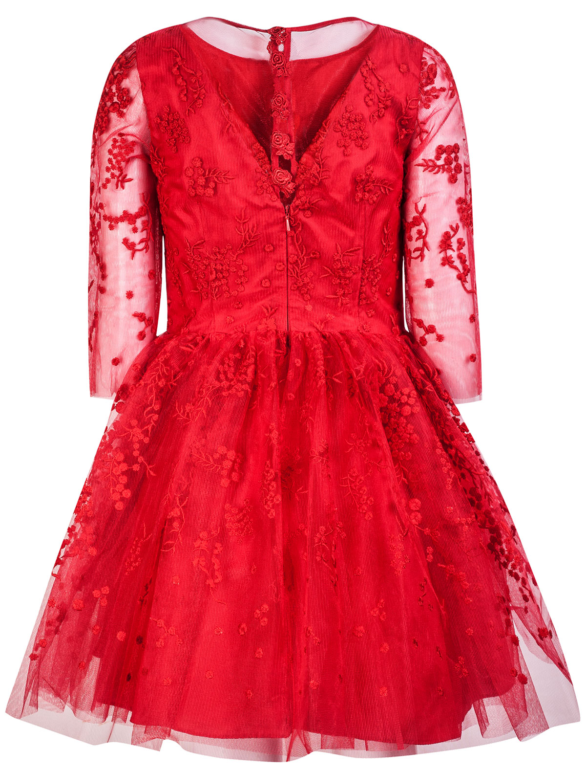 Платье David Charles 1846780, цвет красный, размер 9 1051309680157 - фото 3