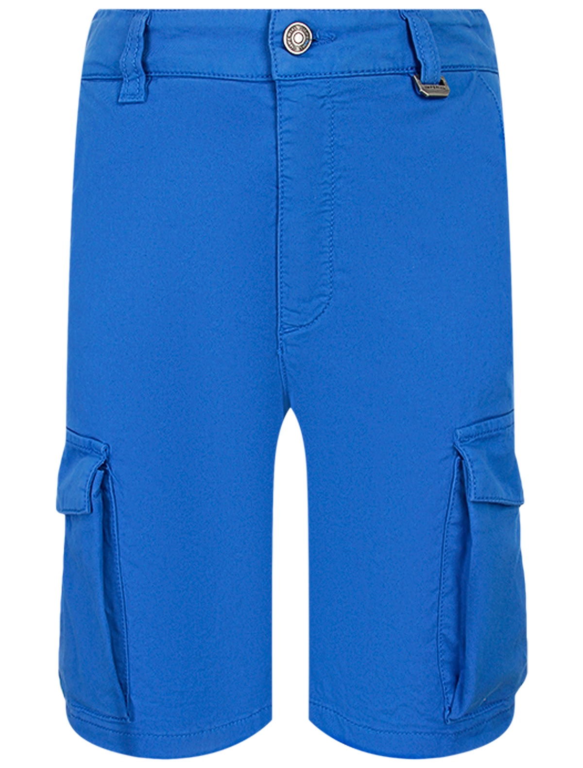Ярко-синие шорты карго