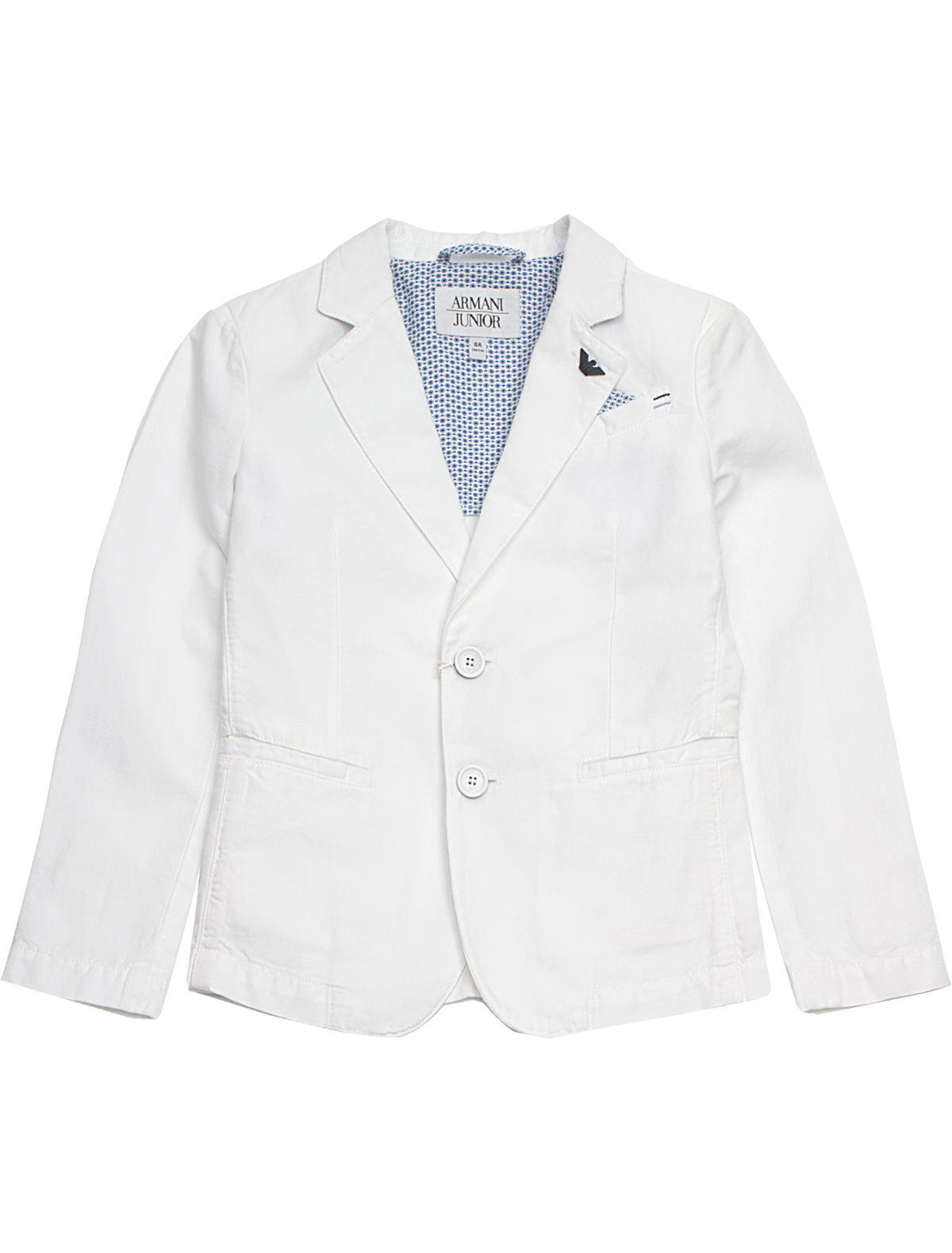 Пиджак Armani Junior 1899756, цвет белый, размер 14 1331219570206 - фото 1