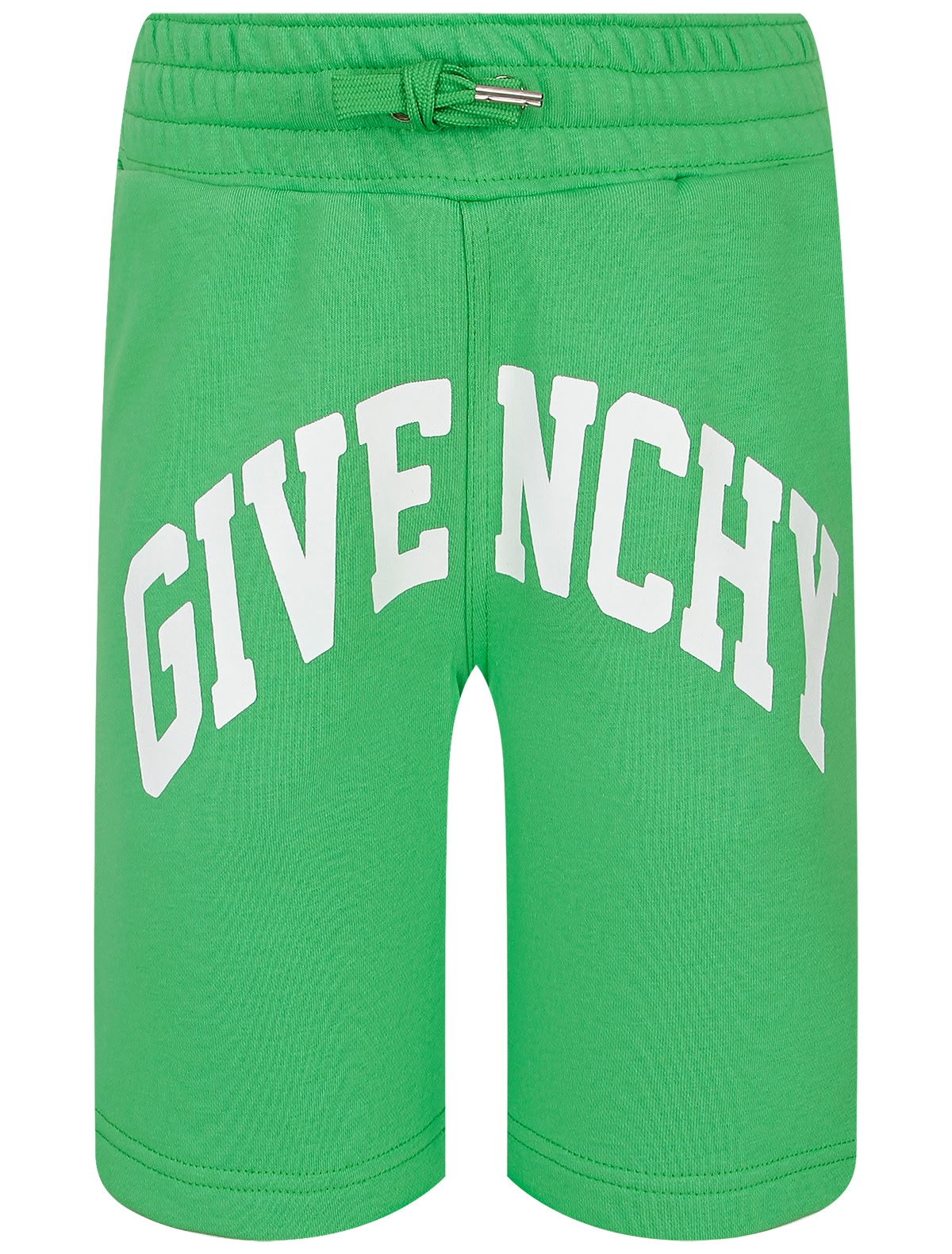 Зеленые шорты с логотипом