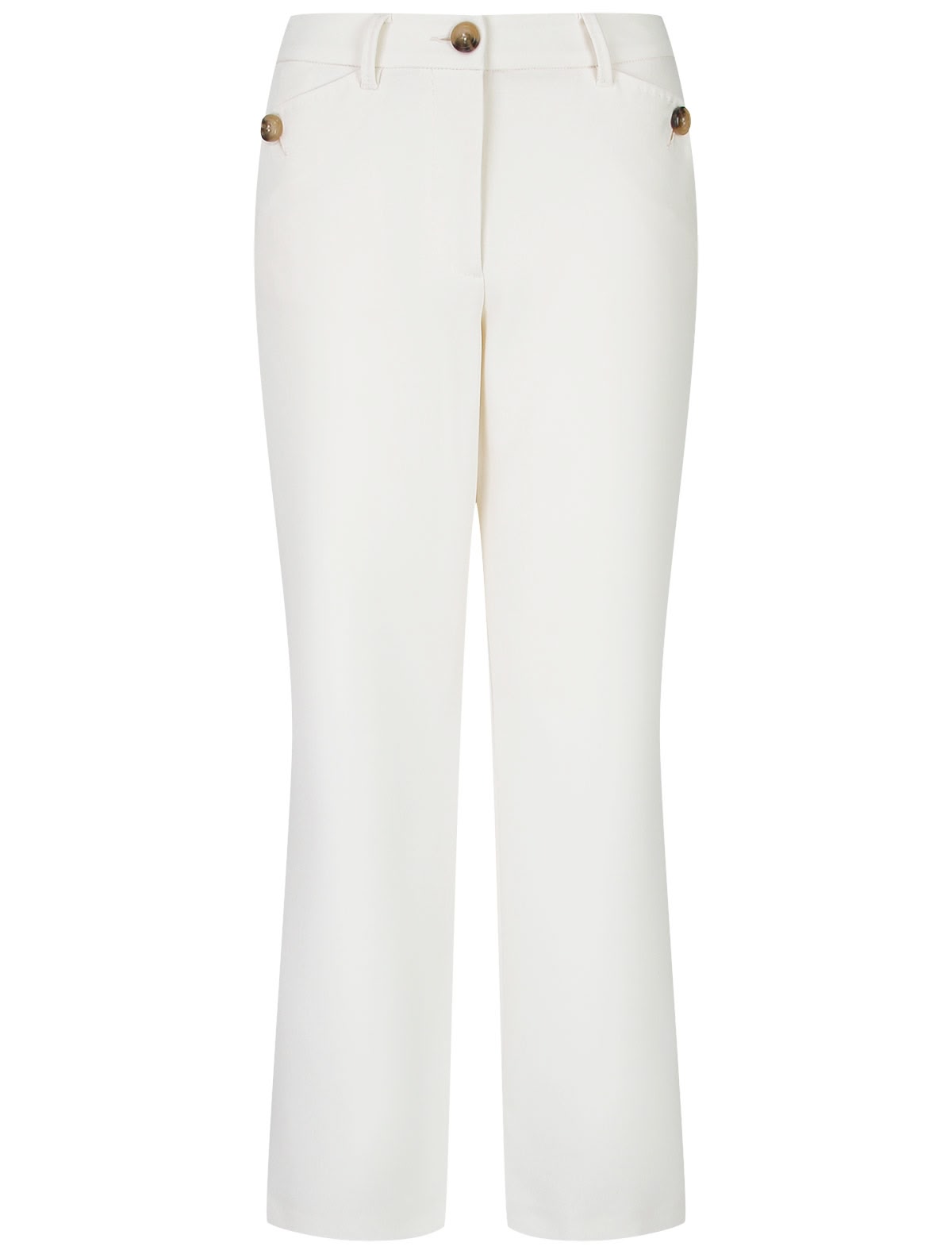 Кремовые брюки клеш