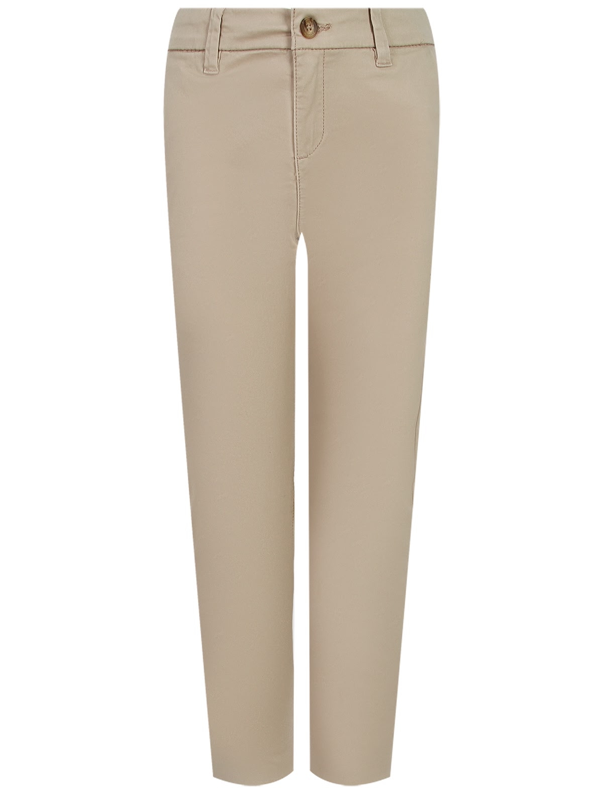 Прямые бежевые брюки