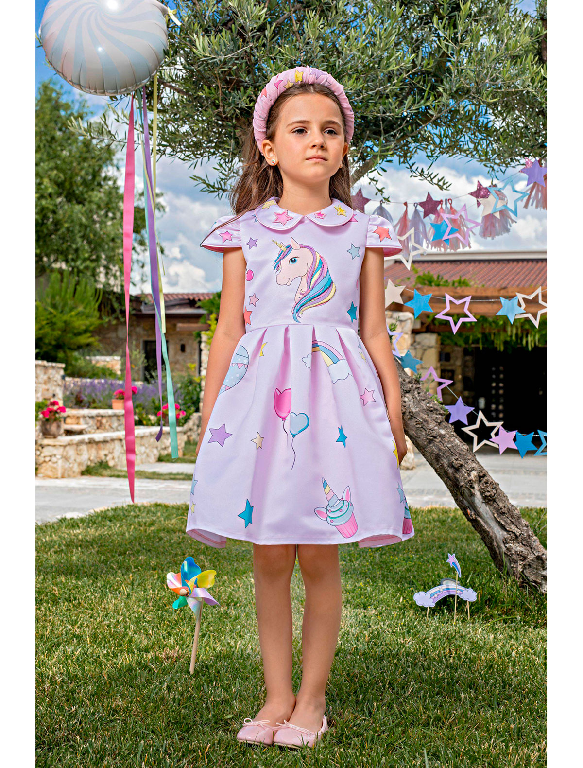 Платье EIRENE 2291371, цвет розовый, размер 8 1054509179056 - фото 2