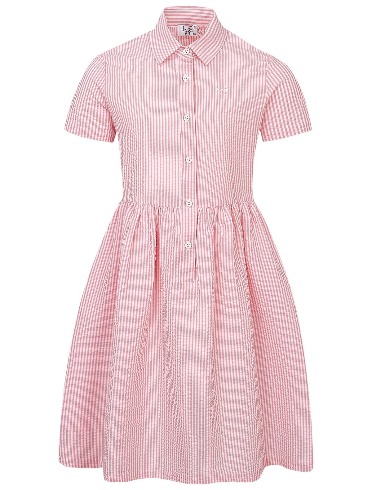 Платье-рубашка в тонкую полоску