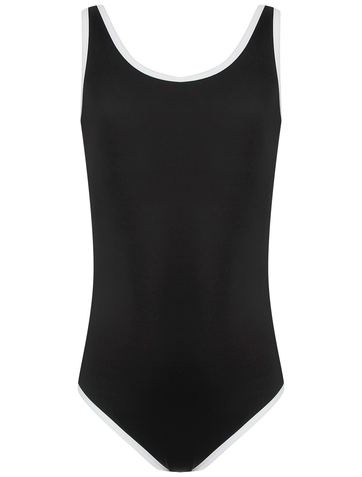 Слитный купальник с логотипами