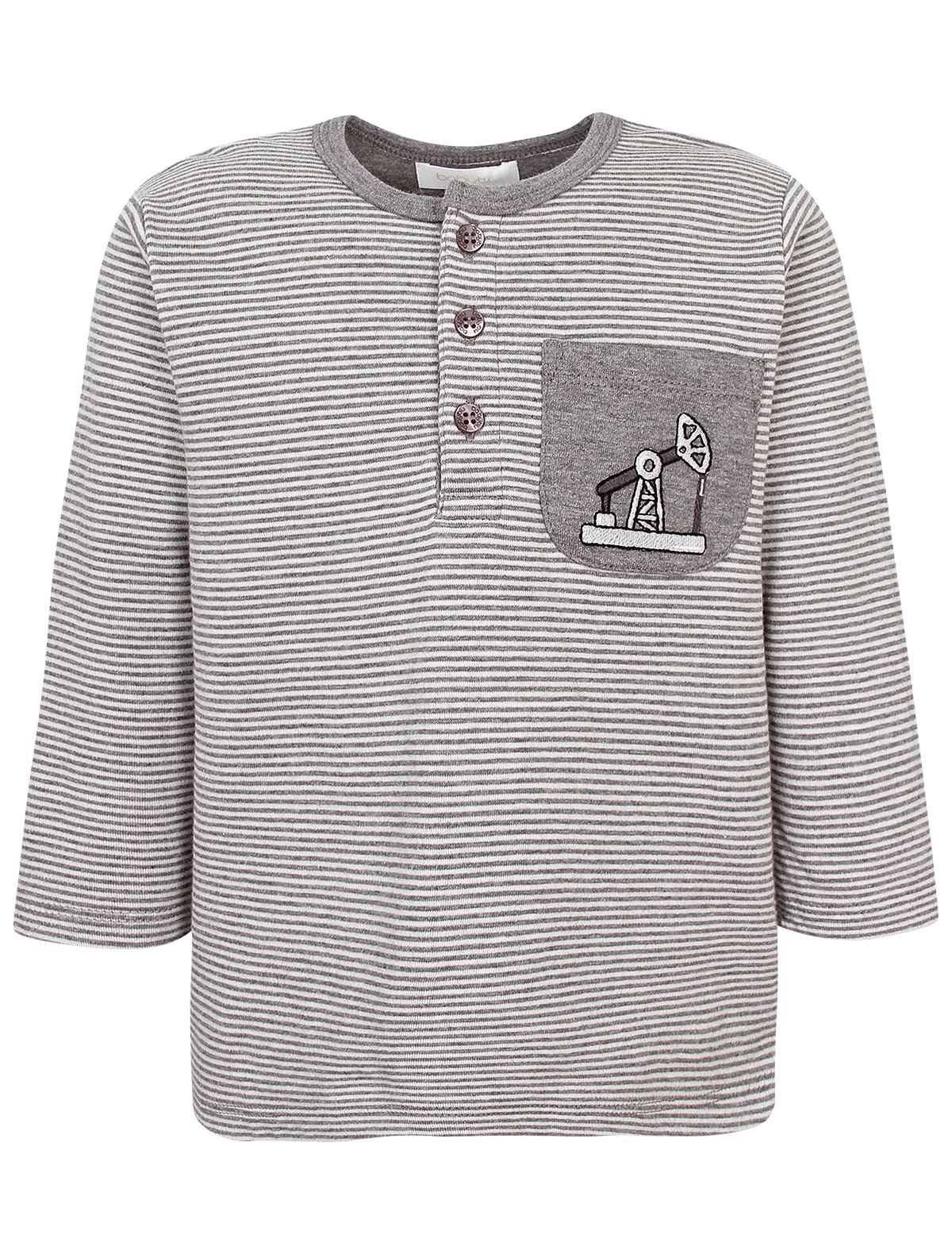 Лонгслив с нагрудным карманом