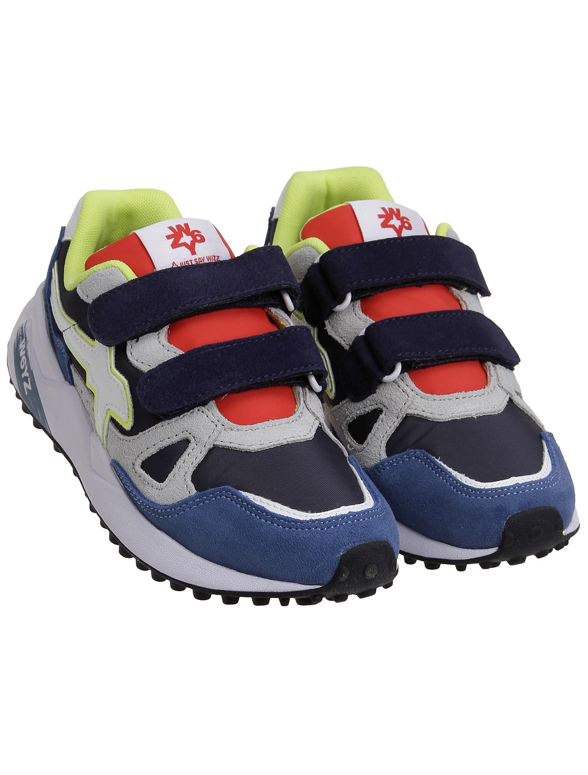 Разноцветные кроссовки из натуральной кожи