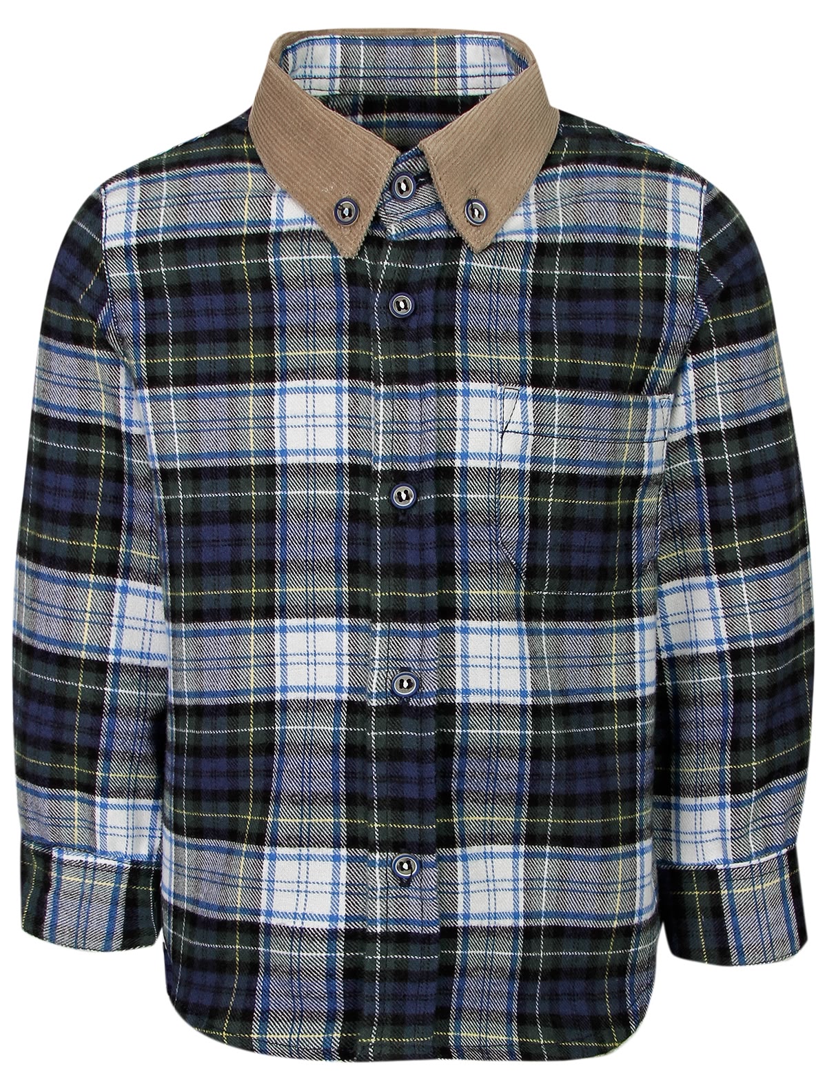 Хлопковая рубашка в клетку