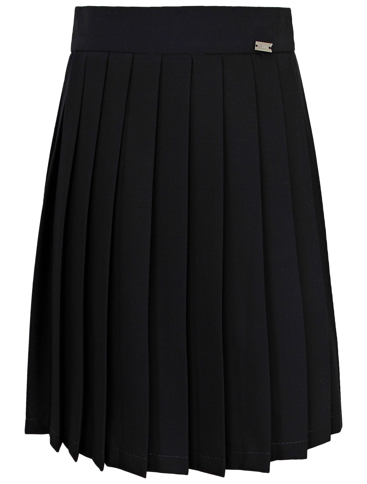 Тёмно-синяя юбка в складку