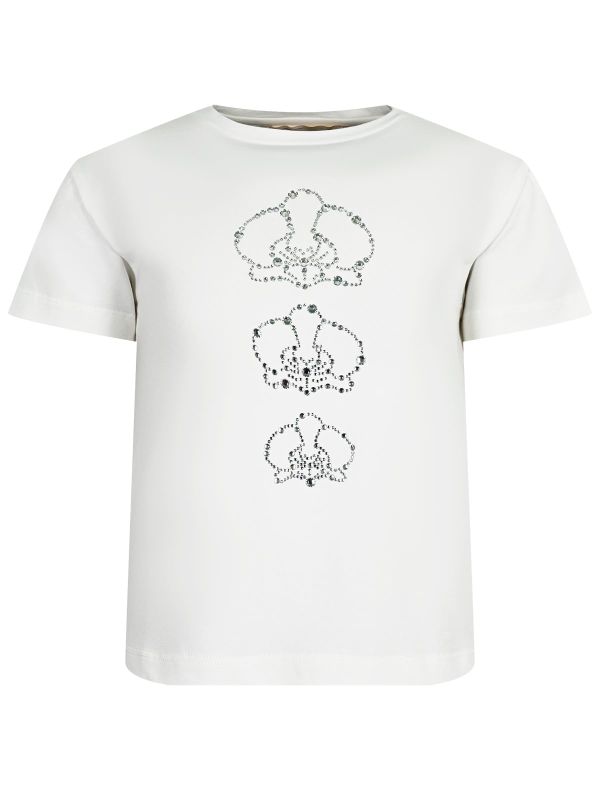 Футболка с узором из страз
