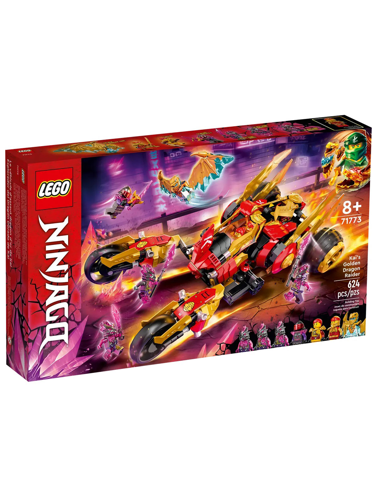 Конструктор LEGO Ninjago. Налетчик Золотого Дракона Кая