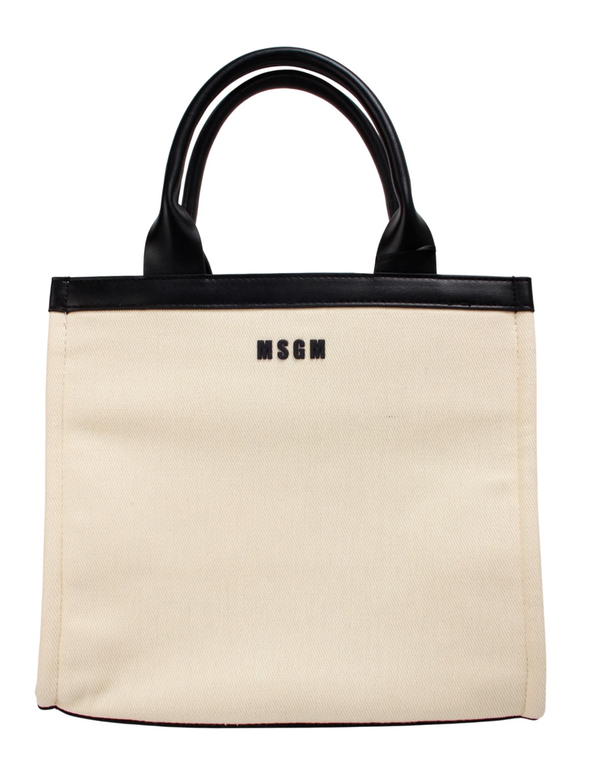 Сумка-шоппер кремового цвета