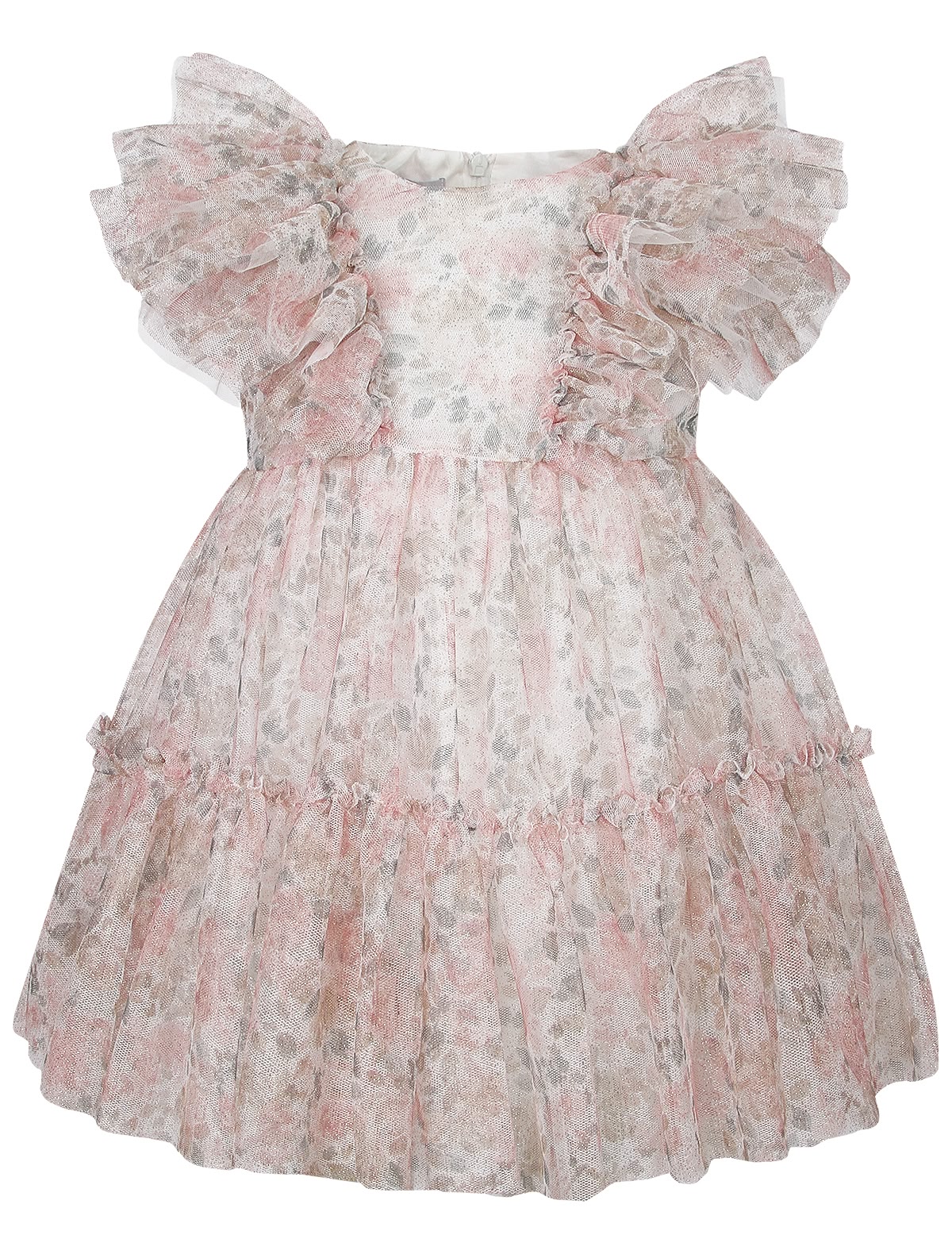 Воздушное платье с оборками