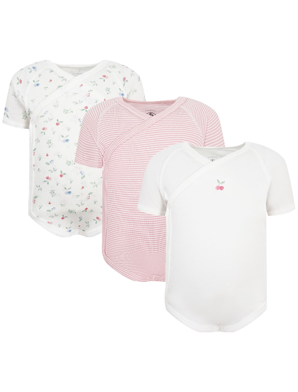 Комплект хлопковых боди, 3 шт