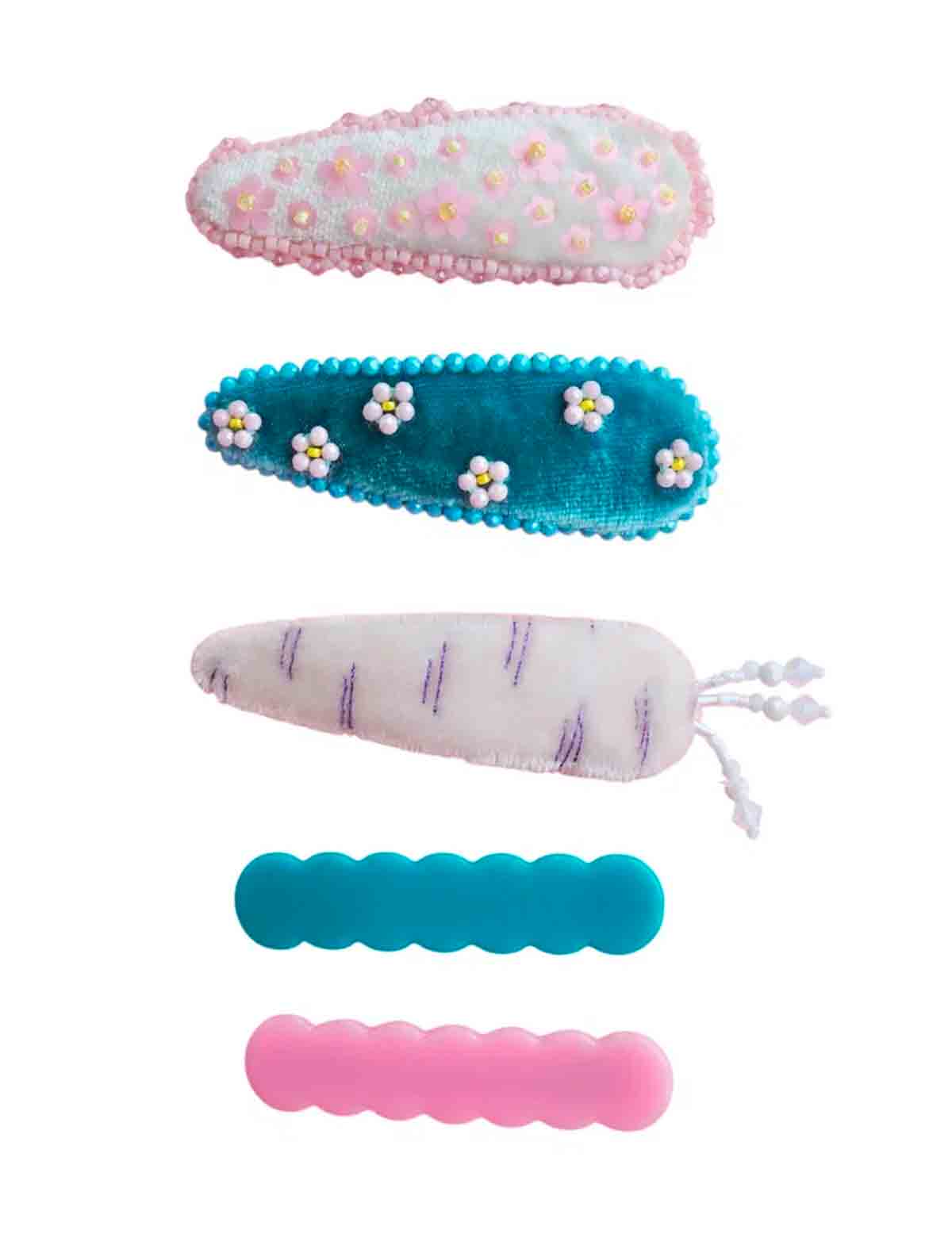 Заколоки из шелкового бархата