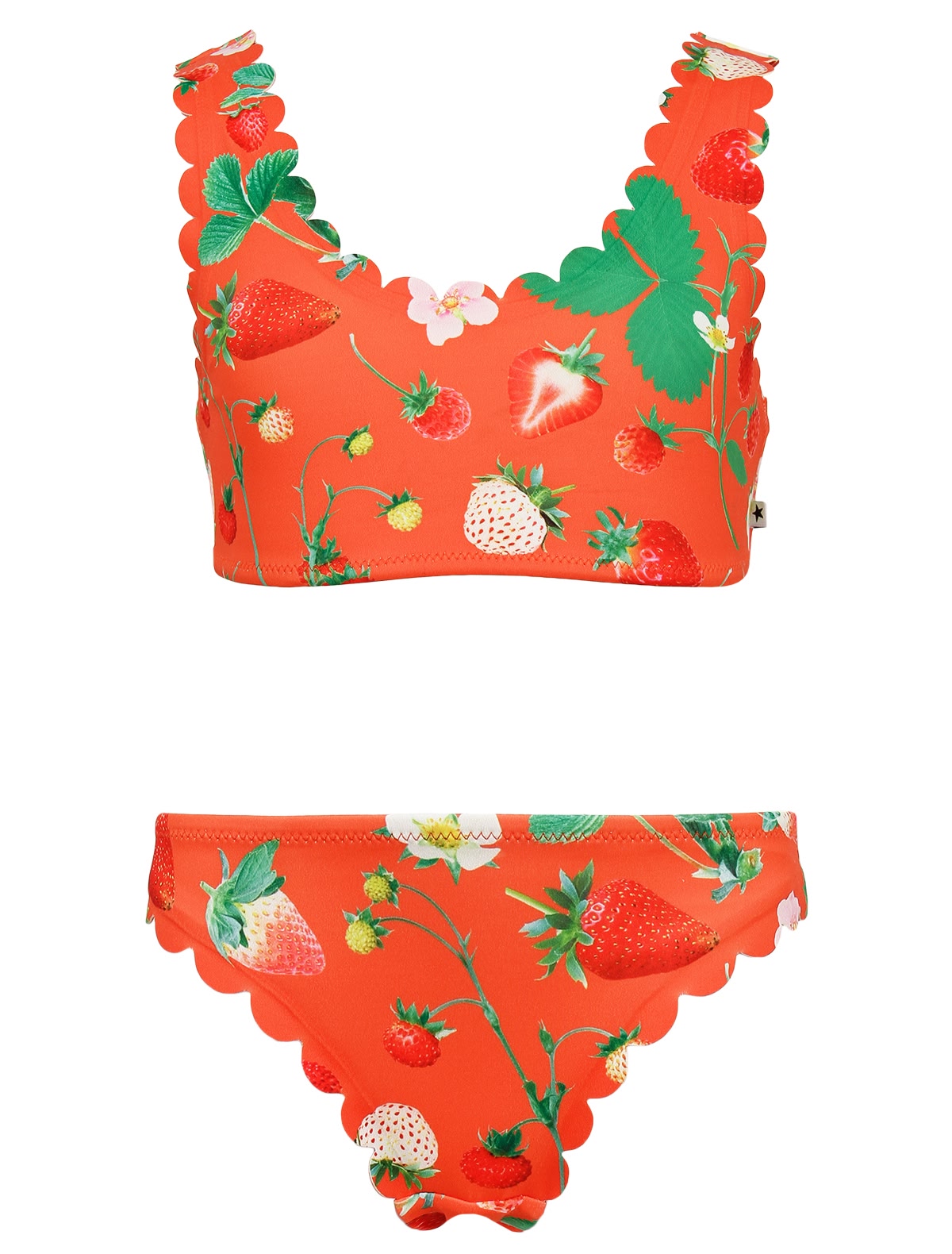 Раздельный купальник с ягодами